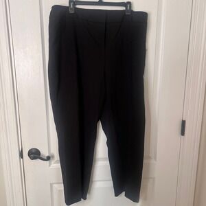 Suit Separates Womens 20W Black Dress Pants High Rise Straight Leg‎ 10859615-169